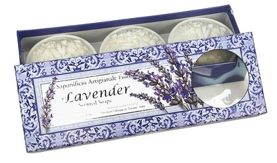 WA242 3X125GR LAVANDER MAJOLICA SET MIL