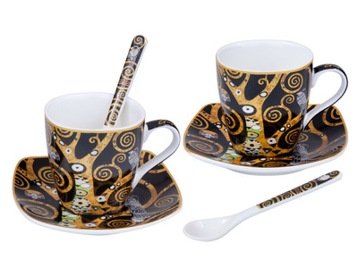 2132 SET 2 ESPRESSO DREVO KLIMT