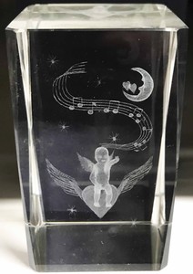 KOCKA STEKLO-3D+STOJALO  3831087809111