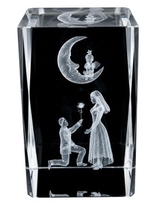 KOCKA STEKLO-3D+STOJALO  3831087809111