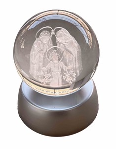 KROGLA STEKLO+STOJALO DRUŽINA