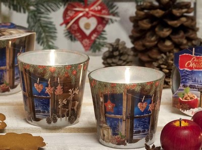 3074 SVEČA CHARMING CHRISTMAS