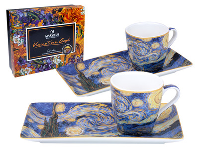 2139 SET ESPRESSO+KROŽNIK ZVEZDNO NEBO